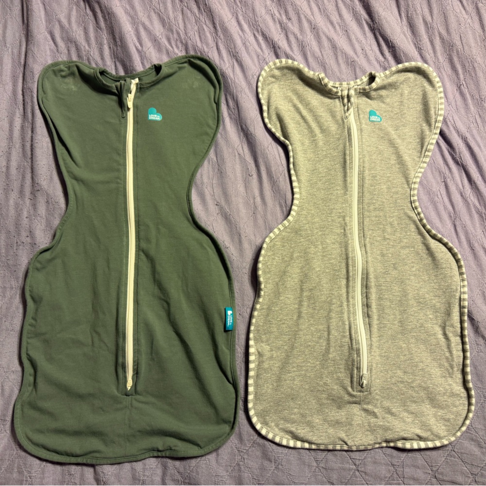 Love to Dream Kids Pajamas in Green and Gray